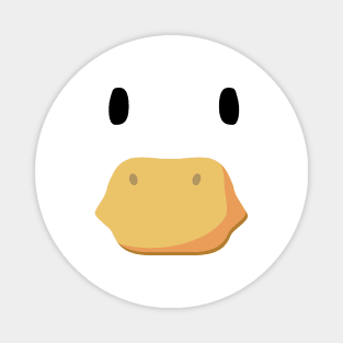 Simple Minimal Duck Face Magnet